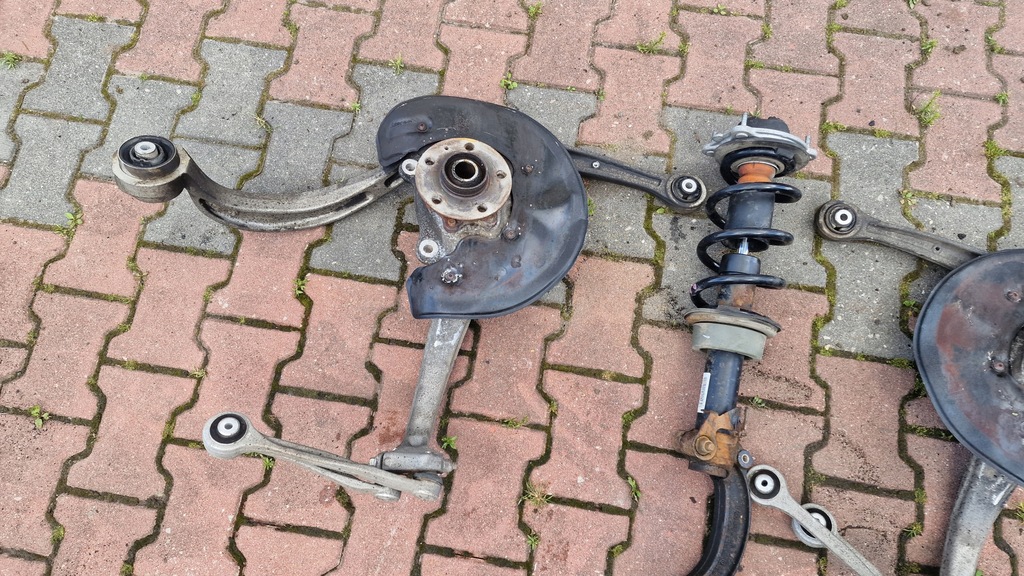 фото №5, Поворотний кулак права ліва перед важелі audi a6 c7 3.0 tdi 4g0407242c 4g0407241c