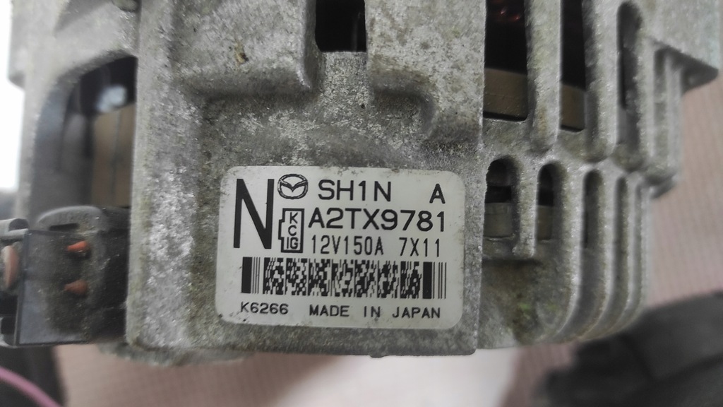 фото №8, Mazda 6 gj gl 2.2 дизель механическая коробка передач генератор sh1n 12v 150a 2017 rok