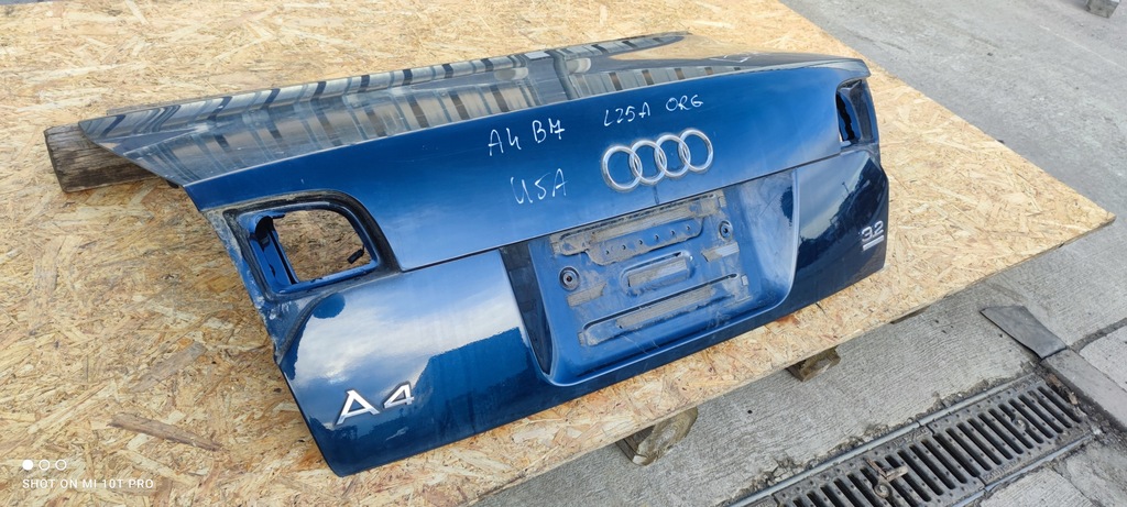 фото №10, Кришка багажника задня задня audi a4 b7 usa sedan lz5a