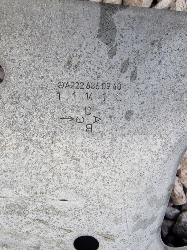 фото №5, Левый порог обшивка блок двигателя mercedes s klasa 222