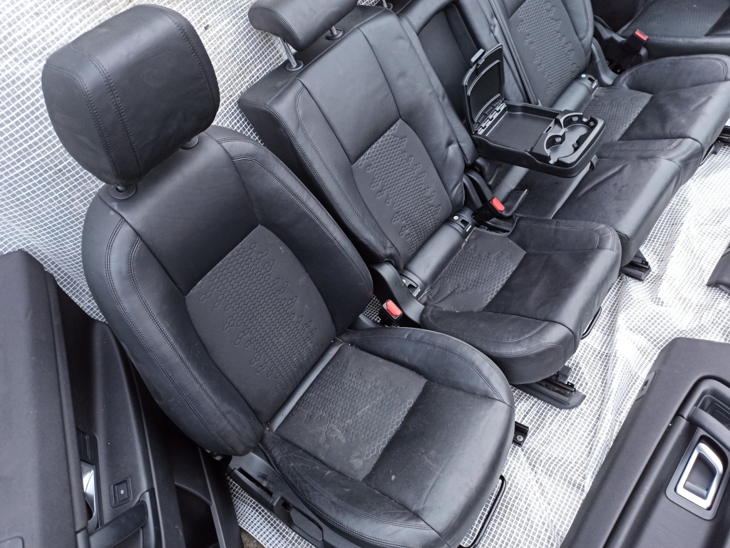 фото №3, Discovery sport l550 заднє сидіння сидіння комплект шкіра czarna підігрів салон