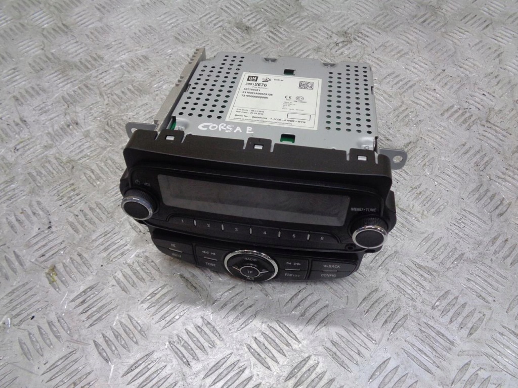 фото №2, Радіо радіопрогравач заводський opel corsa e 2014- 39012676 europa