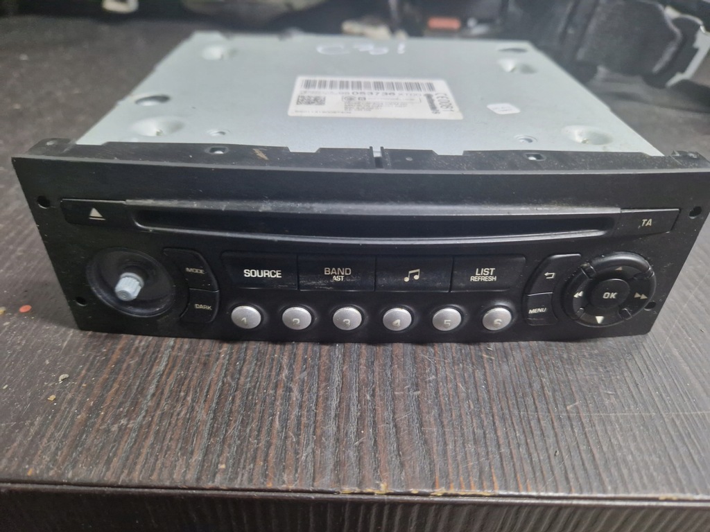 фото №1, Радио заводской peugeot partner ii iii 08-