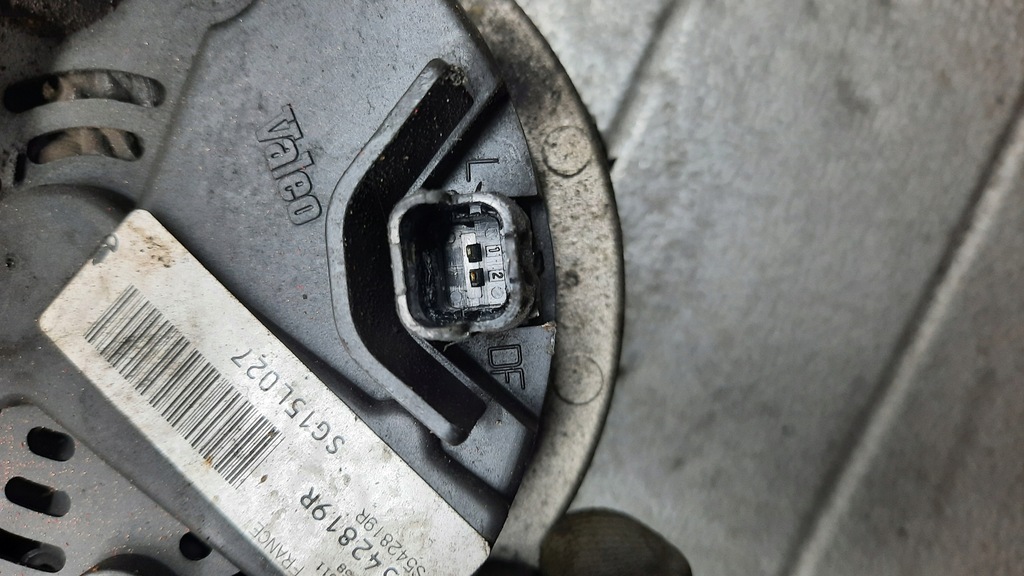 фото №7, Генератор renault espace iv 2.2d 05r 2549098a