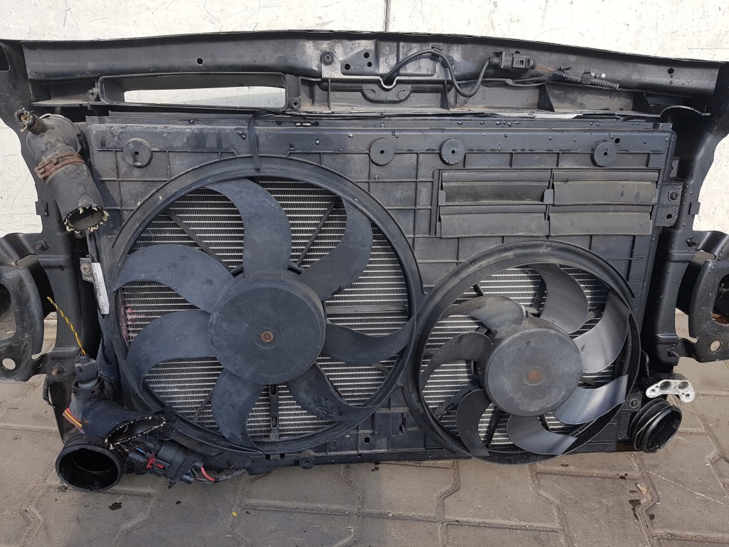 Skoda octavia 2 2 рестайлинг  08-12r 2.0 tfsi ремень передний радиатор вентиляторы Оригинал