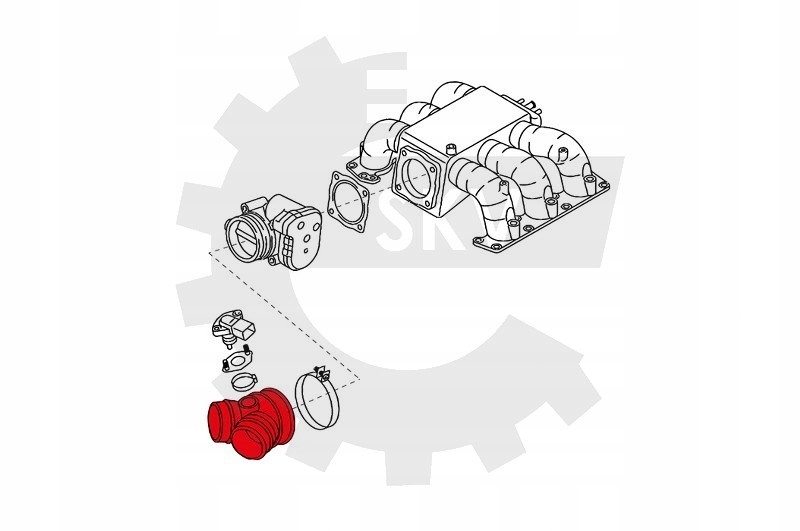 фото №10, Шланг всмоктуючий audi a4 b5 a6 c5 allroad 078133356t
