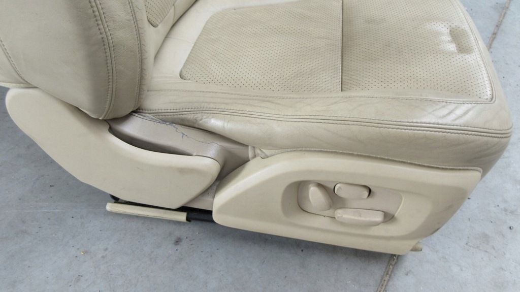 фото №10, Jaguar xf x250 сидіння лівий передній перед заднє сидіння правий бежеві шкіра комплект