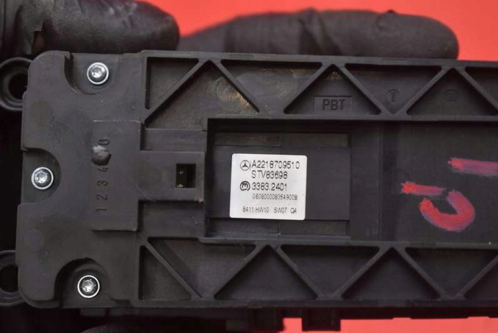 фото №7, Панель управление окон левый задняя a2218709510 mercedes s-klasa w221 05-09