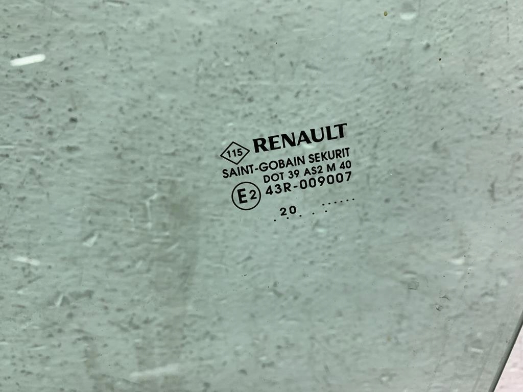 фото №3, Скло двері лівий перед renault clio v 1.0 tce 20 r 43r009007