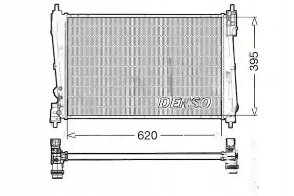Купить Радиатор воды drm13015 denso fiat lancia bravo