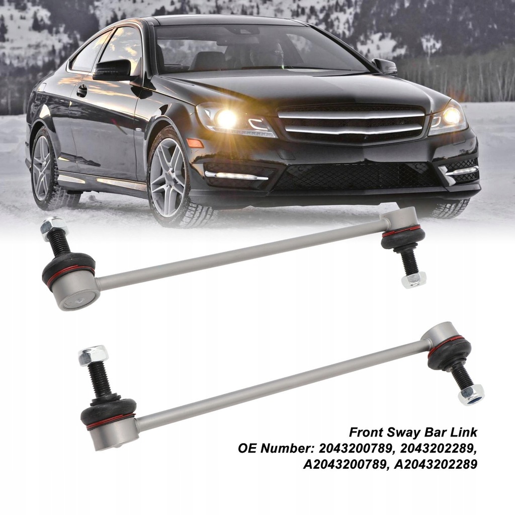 фото №9, 1 пара соединитель передний стабилизатора 2043200789 замена соединитель 0k