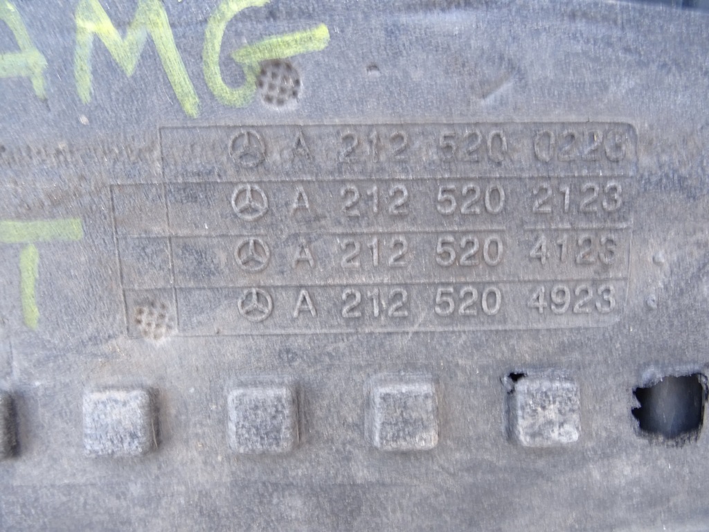 фото №8, Mercedes w212 защита плита pod бампер a2125200223