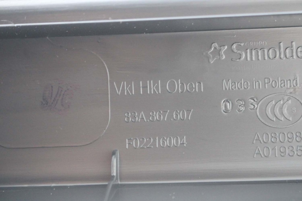 фото №13, Audi q3 f3 обшивка крышки багажника 83a867606 83a867979a 4pk чёрный обивка