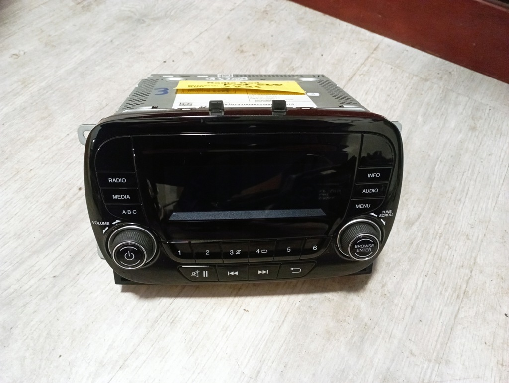 фото №1, Fiat 500 радио 07356791210 kod