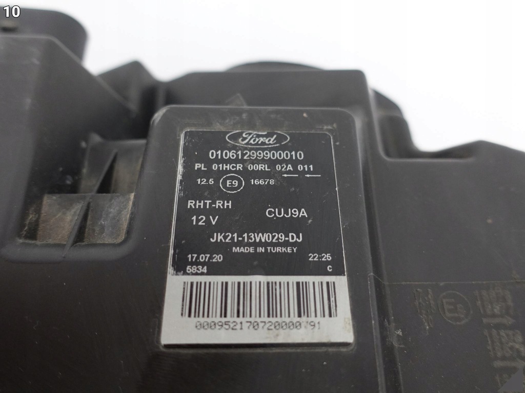 фото №11, Ford transit tourneo custom lift 18-23 лампа звичайна протитуманна фара + led права eu