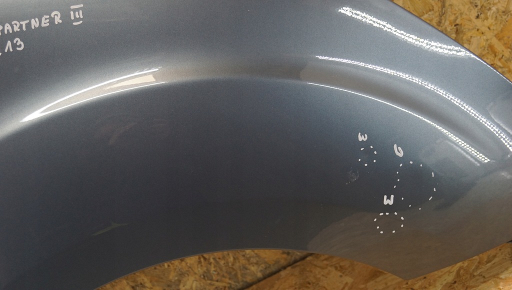 фото №7, Крыло правый перед peugeot partner iii tepee