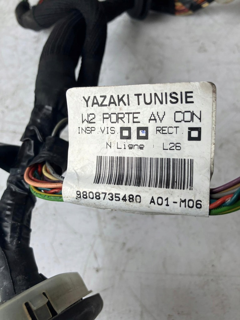 фото №7, Джгут двері 508 лівий перед keyless 9808735480