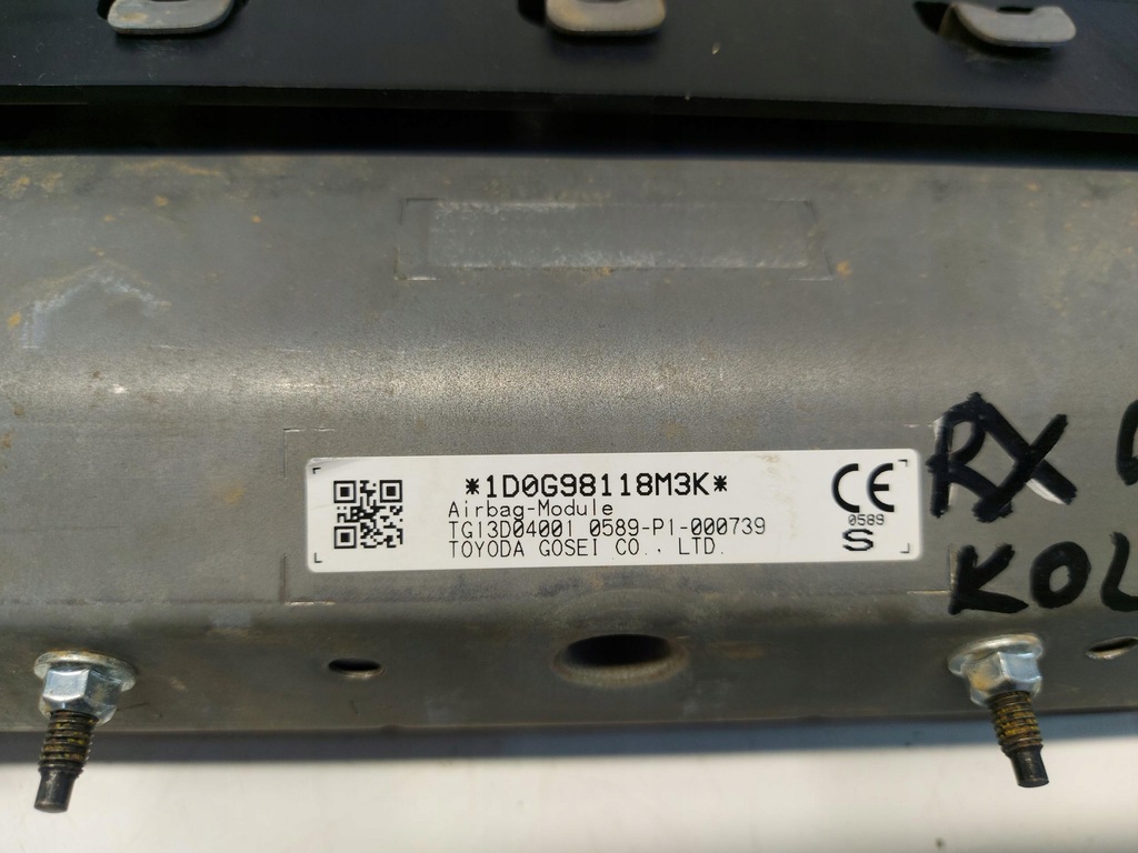 фото №3, Lexus rx450h iv подушка колінна подушка безпеки