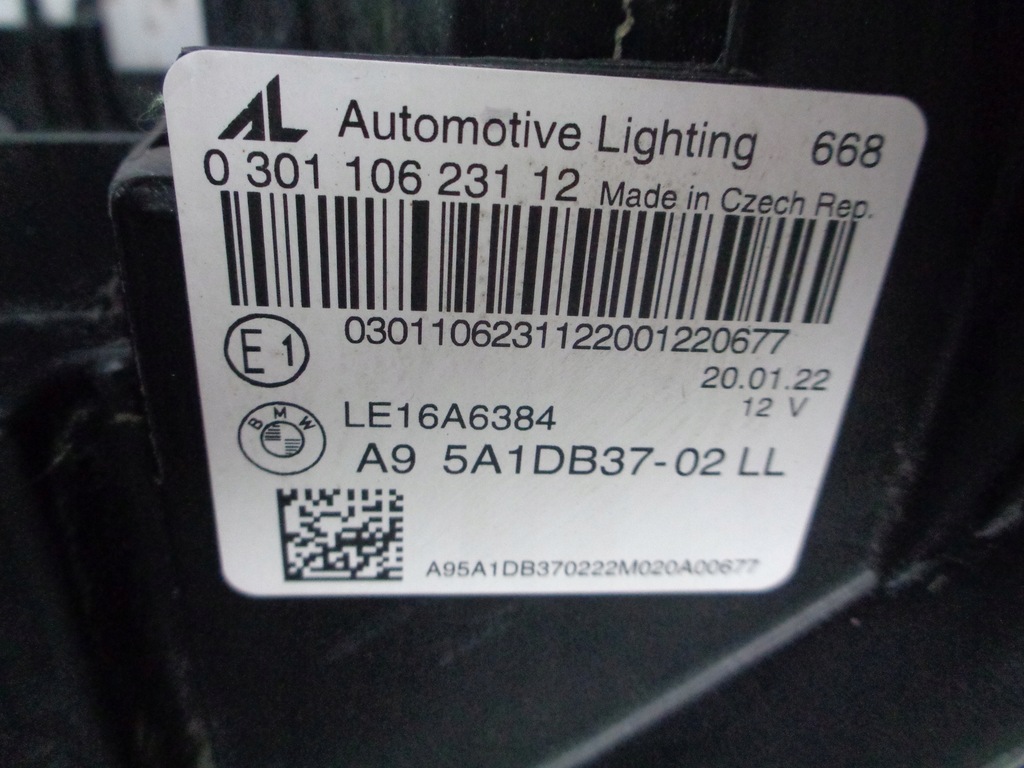 фото №9, Лампа ліва фара bmw 3 g20 g21 18- full led