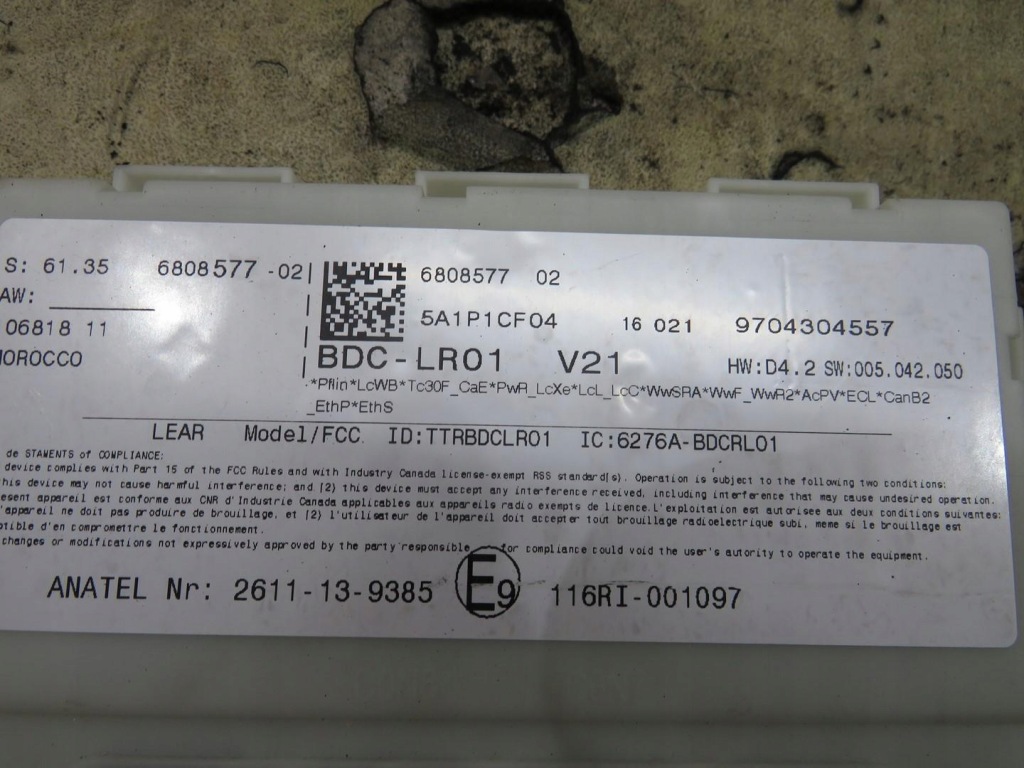 Модуль блок управления bcm mini f55 f56 1.5 b 6808577 с Разборки