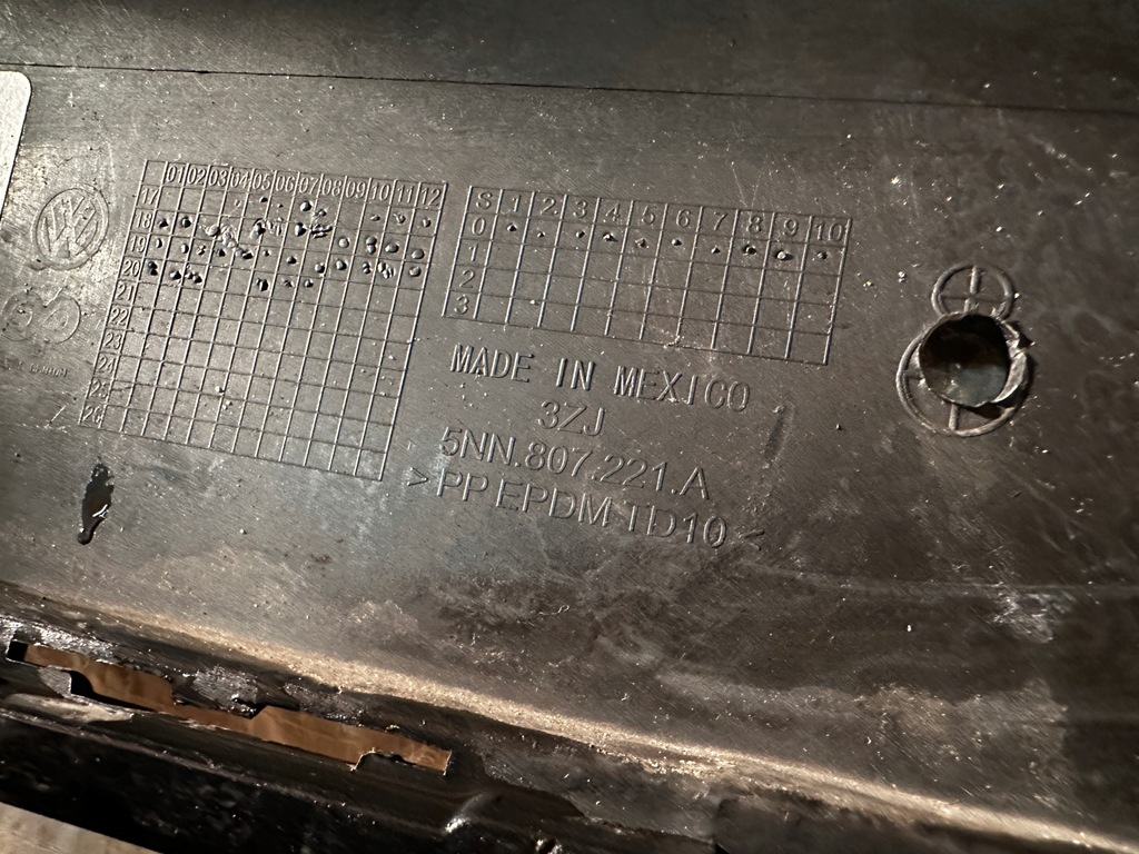 фото №9, Vw tiguan ii 5nn allspace r-line бампер перед