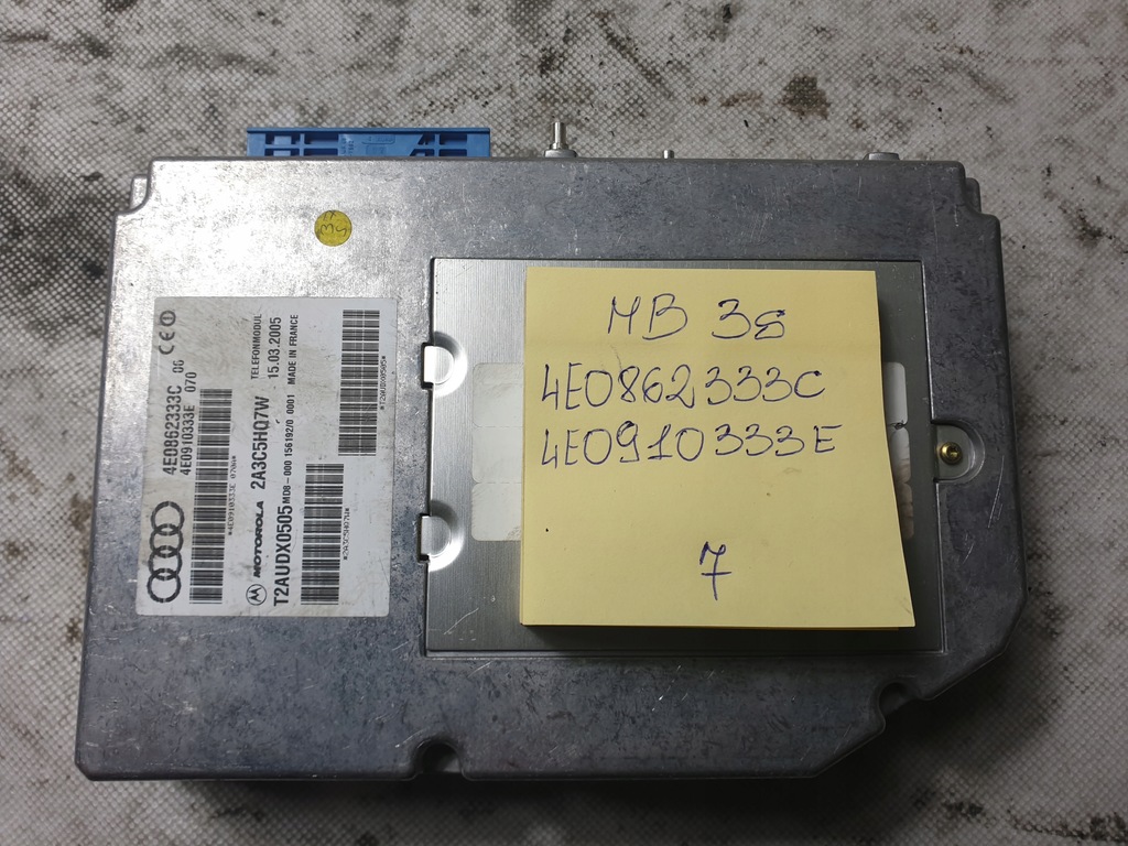 фото №1, Audi a8 d3 блок управления модуль телефона 4e0862333c