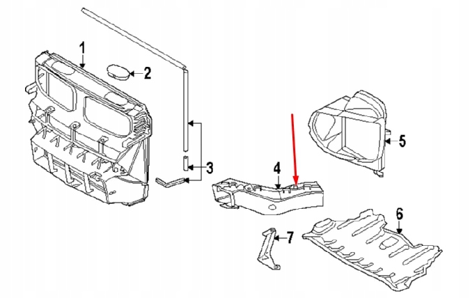 фото №10, Bmw x6 e71 передня частина правий brake air повітропровід 51747180624 7180624