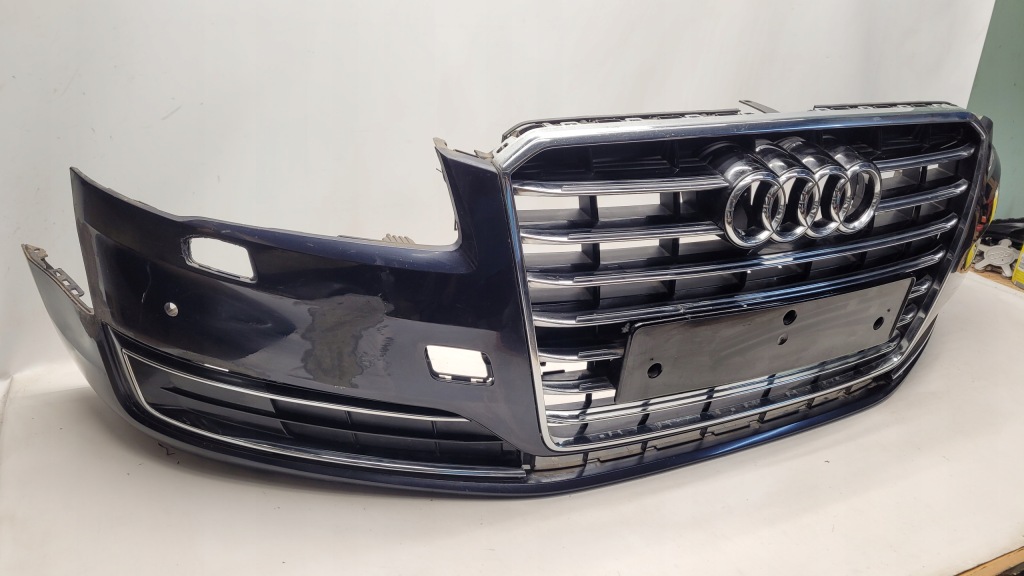 фото №6, Audi a8 4h0 14r-lift бампер с решётка оригинал