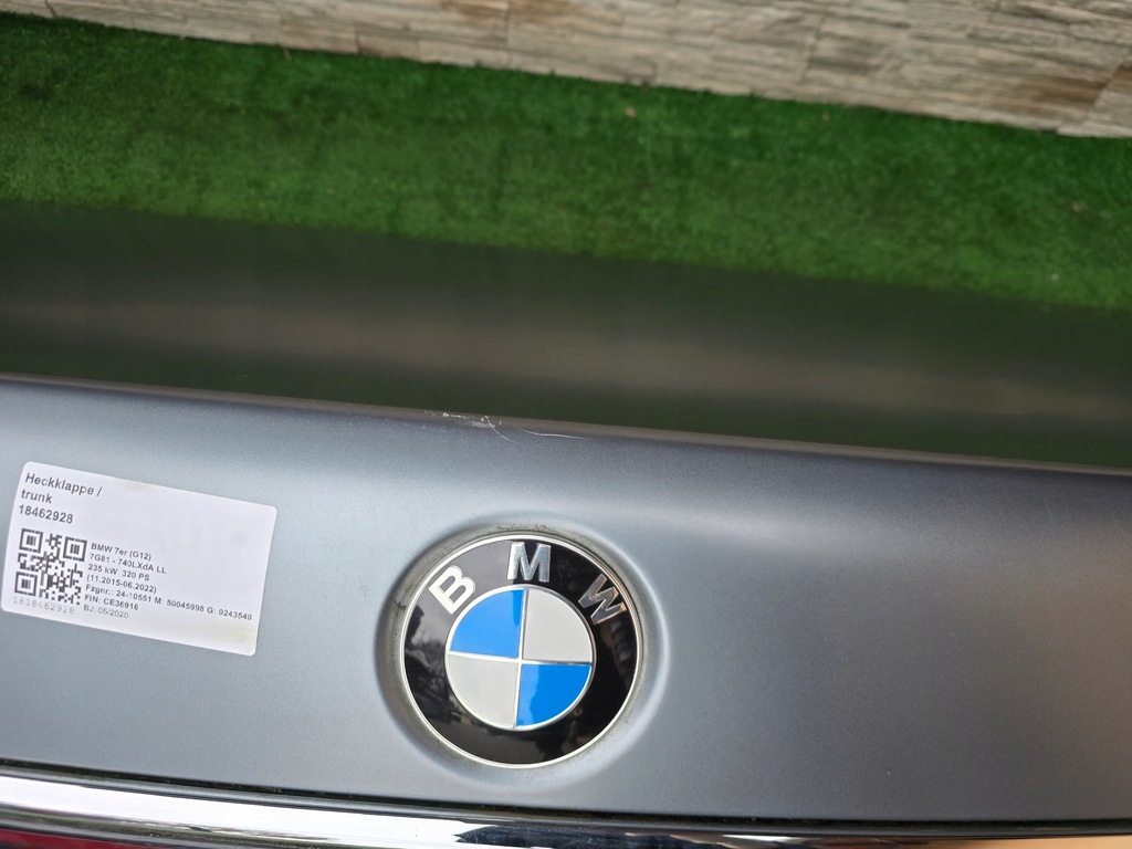 фото №8, Бампер задняя крышка багажника задняя лампы задние bmw 7 g11 g12 m набор x1d lci