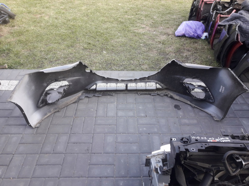 Mazda 3 bm 2013-2017 бампер перед оригинал передний bez отверстий хороший Доставка