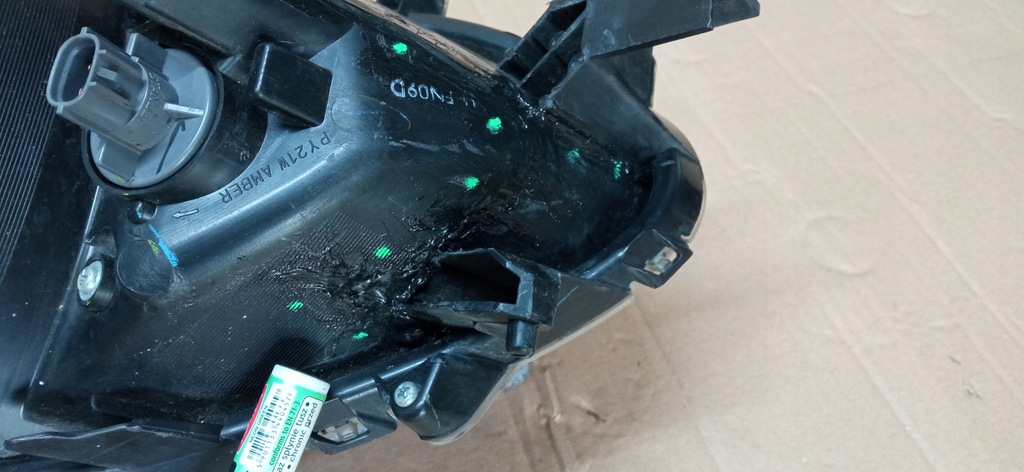 фото №10, Mitsubishi space star 12- лампа фара правий перед звичайна stanley w0563