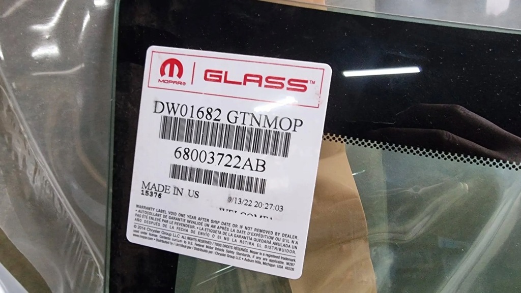 фото №7, Стекло лобовое перед передний jeep patriot 08-17r nowa оригинал