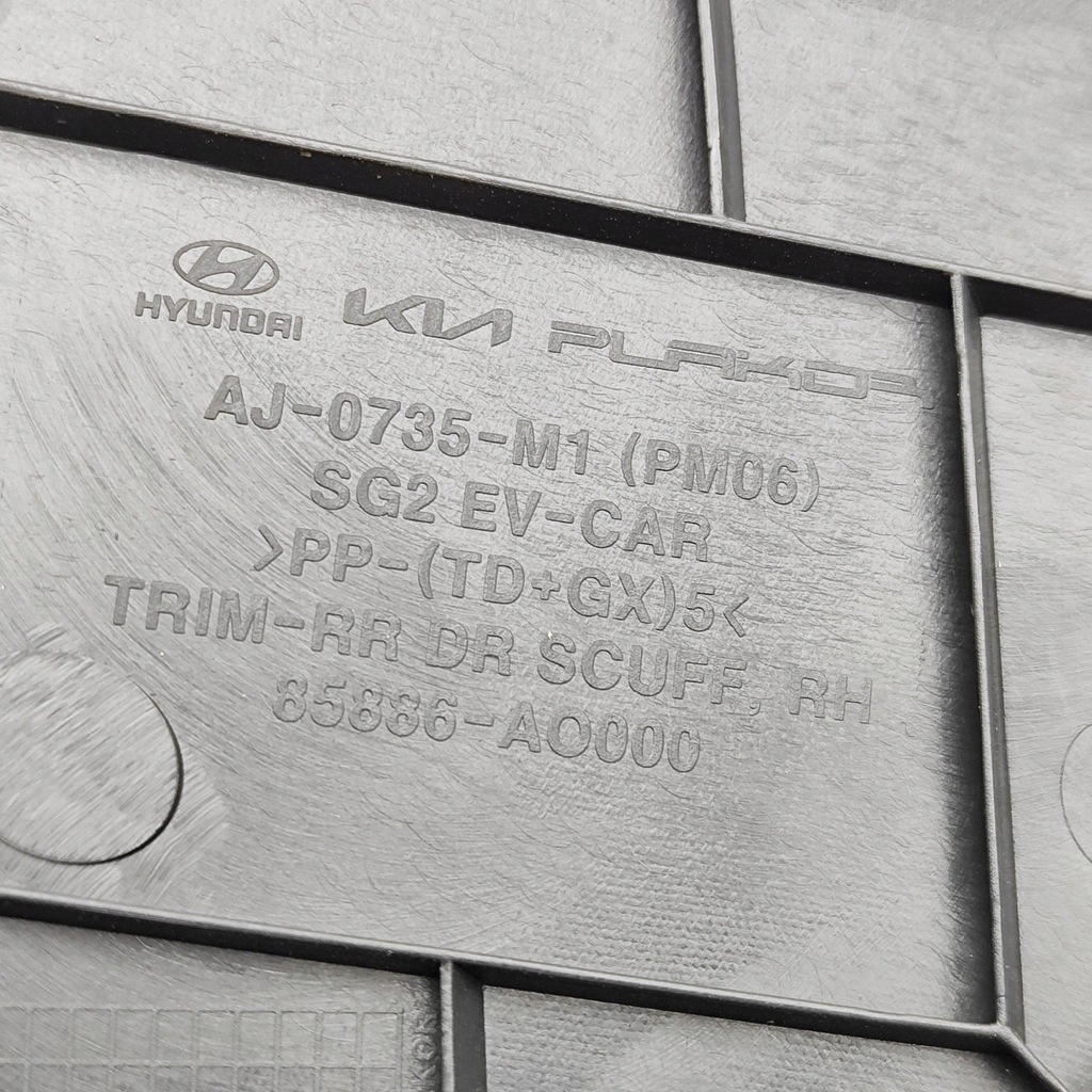 фото №7, Kia niro 2023 права сторона молдинг поріг задня