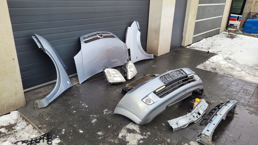 Opel meriva a przedlift 04 1.6 b капот крылья лампы бампер набор z163 Доставка