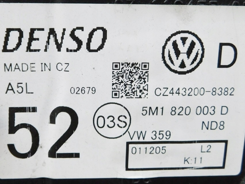 фото №8, Обігрівач корпус - vw golf v plus 05-13 eu