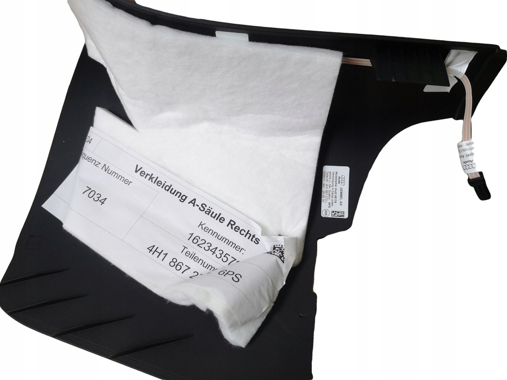 фото №3, Audi a8 4h d4 молдинг порог правая перед led