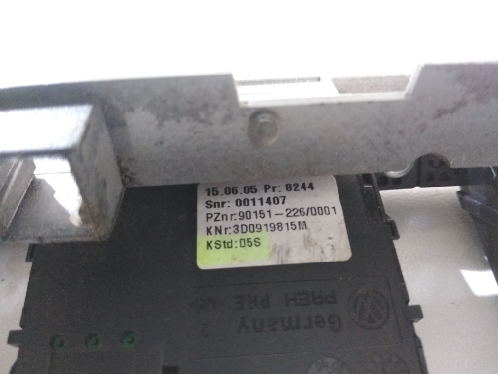 фото №8, Молдинг середня перемикач обдув vw phaeton