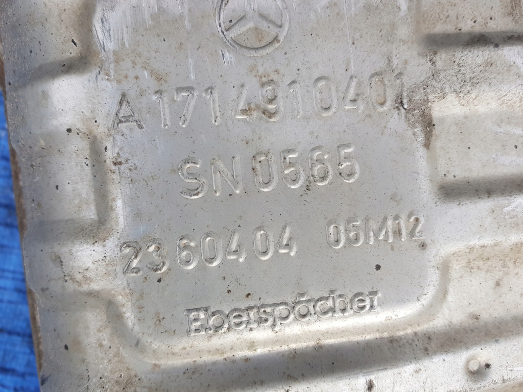 фото №5, Гаситель выхлоп конечный левый mercedes slk r171 w171 3.0 3.5 v6