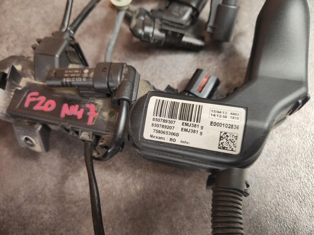 Bmw f20 f21 f30 жгут электропроводка двигателя n47 механическая коробка передач 1.6d 1.8d 8507893 Оригинал