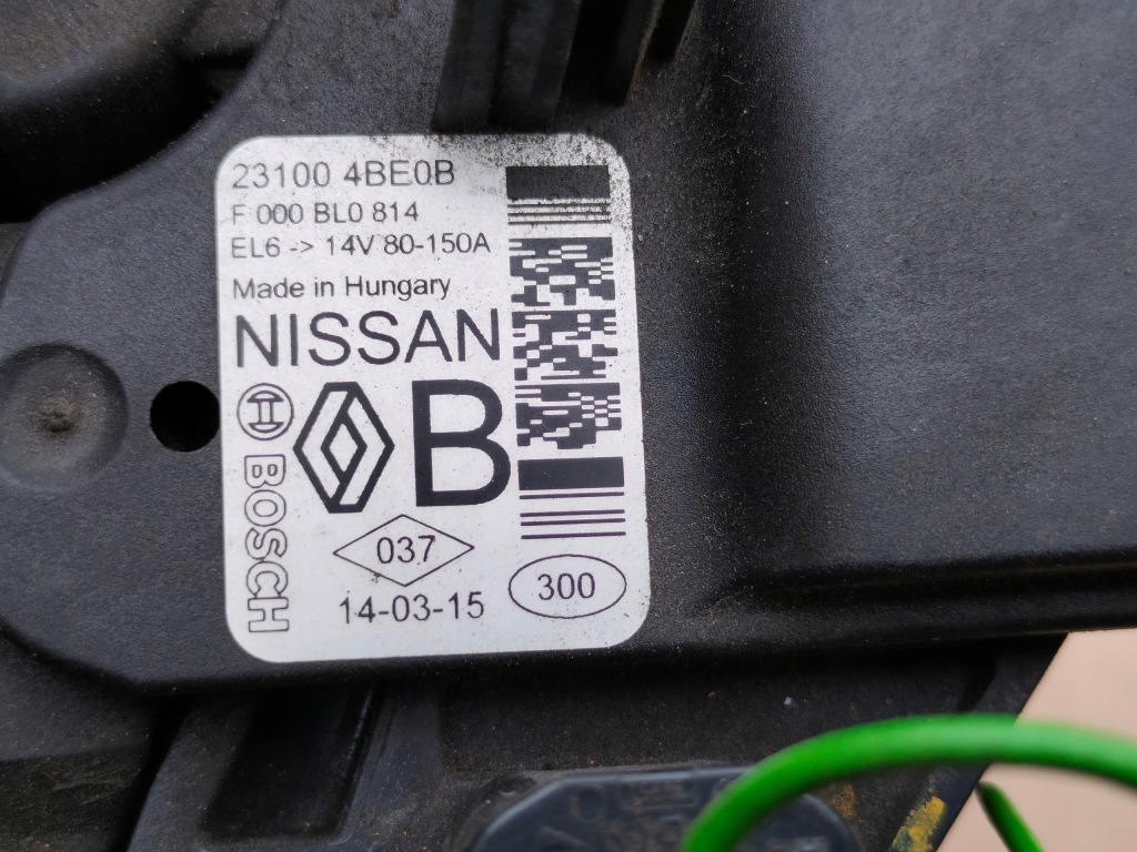 Nissan renault 1,2 генератор 150 a в Україні