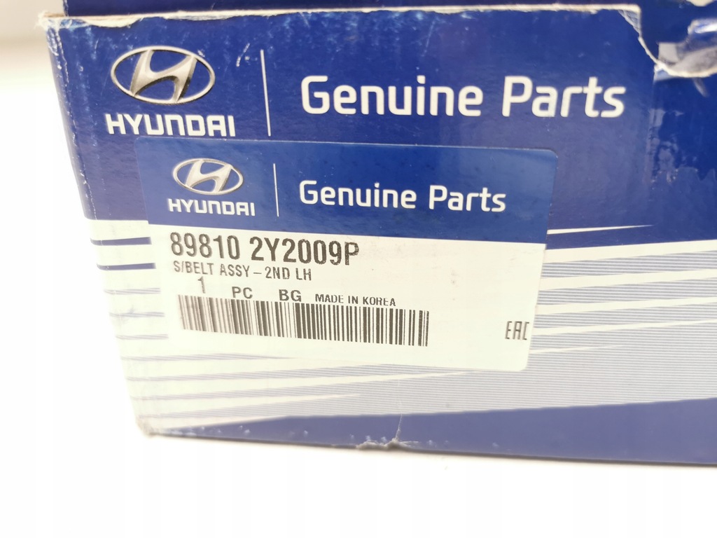 фото №9, Pas безопасности левый задняя hyundai ix35 2010- оригинальный номер 89810 2y2009p