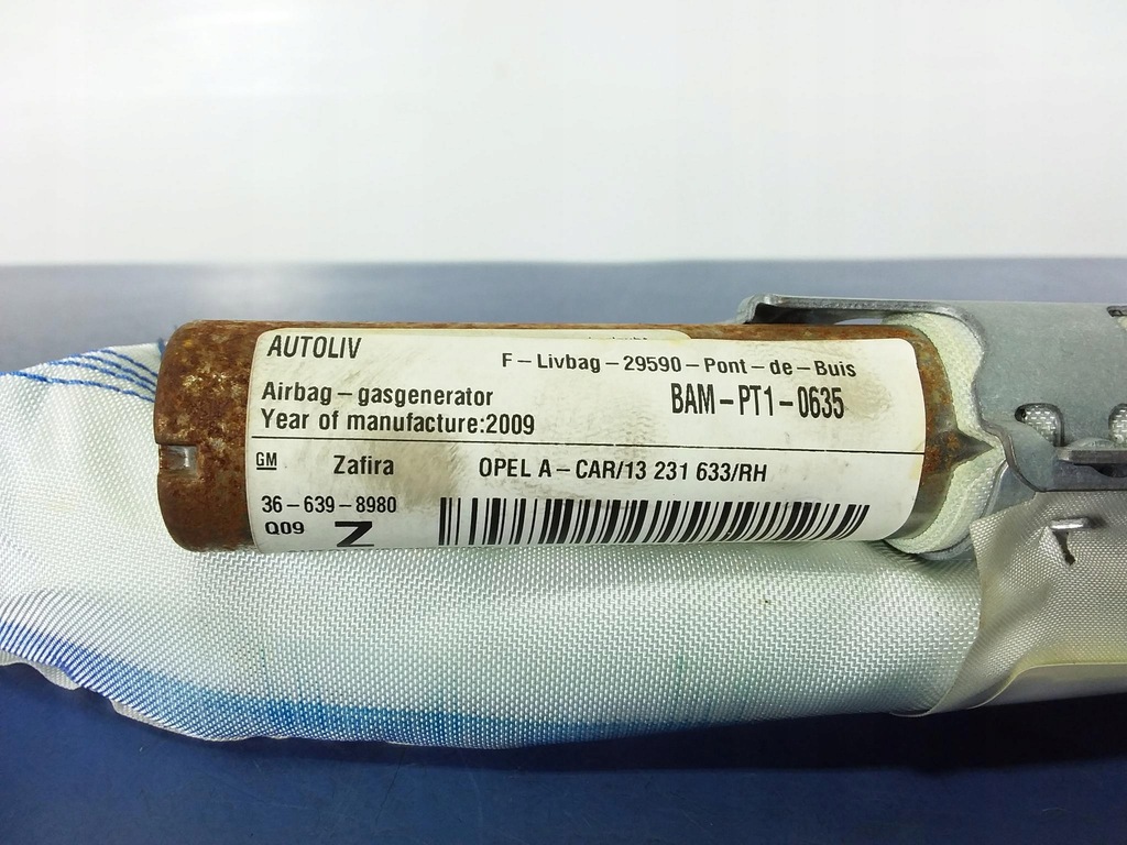 фото №6, Шторка безпеки права 13231633rh opel zafira b lift