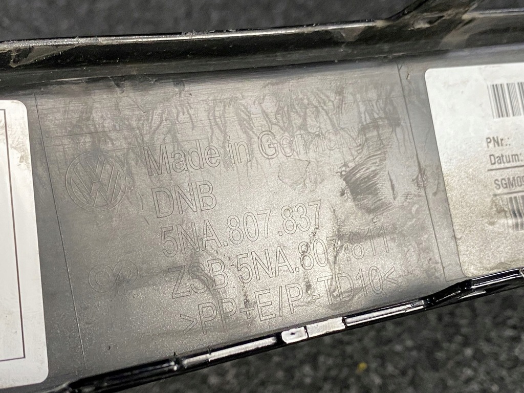 фото №9, Vw tiguan ii lift r-line спойлер бампера задняя задний 5na807837