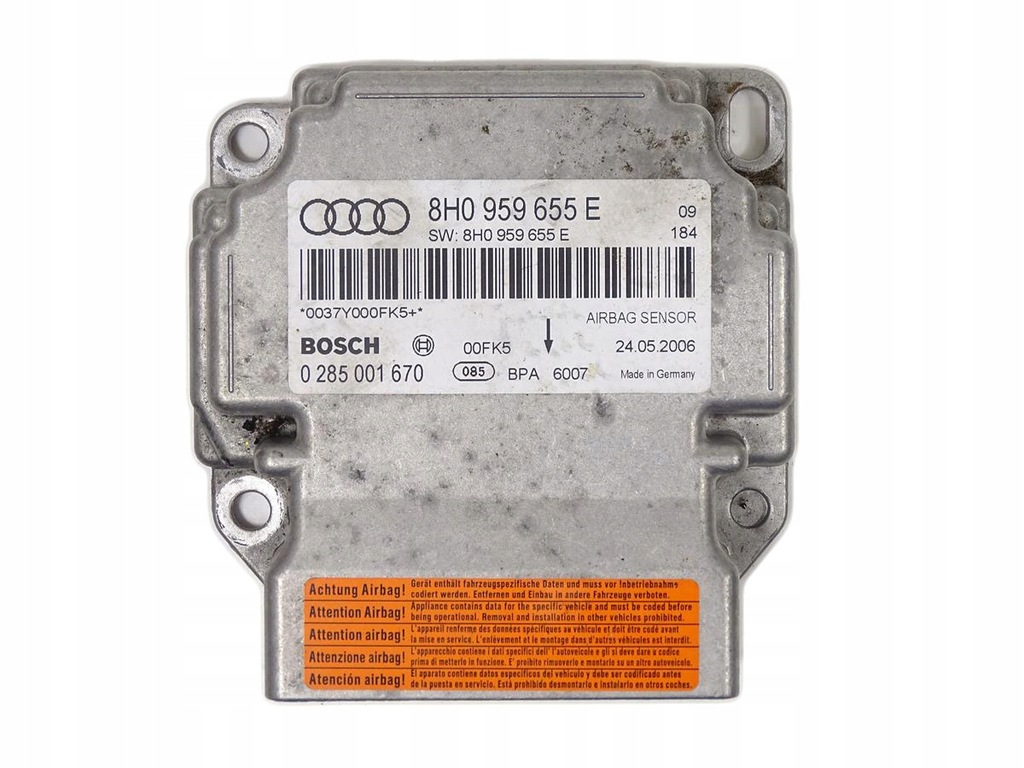 фото №1, Модуль датчик подушок подушка безпеки audi a4 b7 cabrio