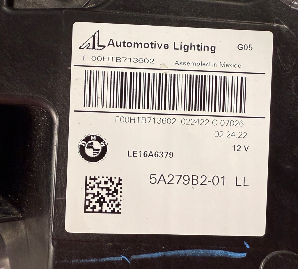 фото №13, Bmw x5 g05 x6 g06 m x5 shadow лампа перед laser bmw laser black с модулями