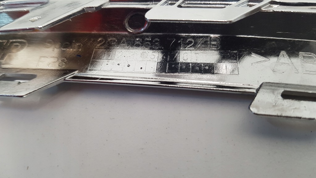 фото №5, Vw t-roc молдинг хром бампера правый перед