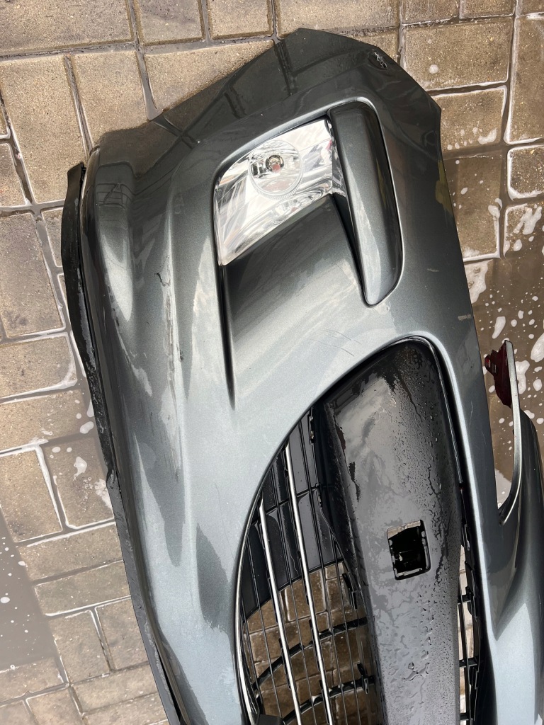 Peugeot 308 рестайлинг  бампер перед передний комплектный  szary ktp с Разборки