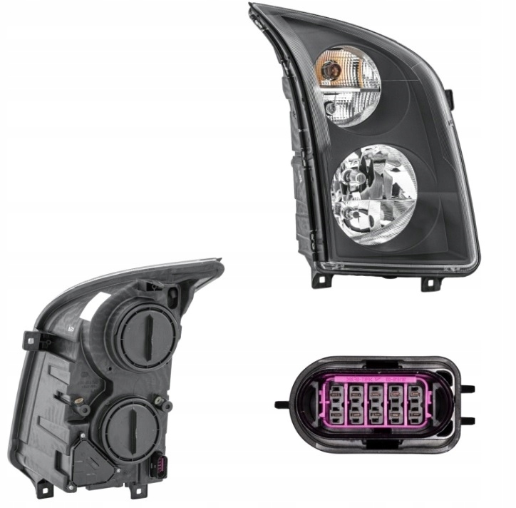 фото №1, Фара лампа правый vw crafter 13- hella