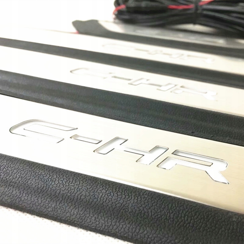 фото №7, Накладки пороговые стальной защитное toyota chr c-hr