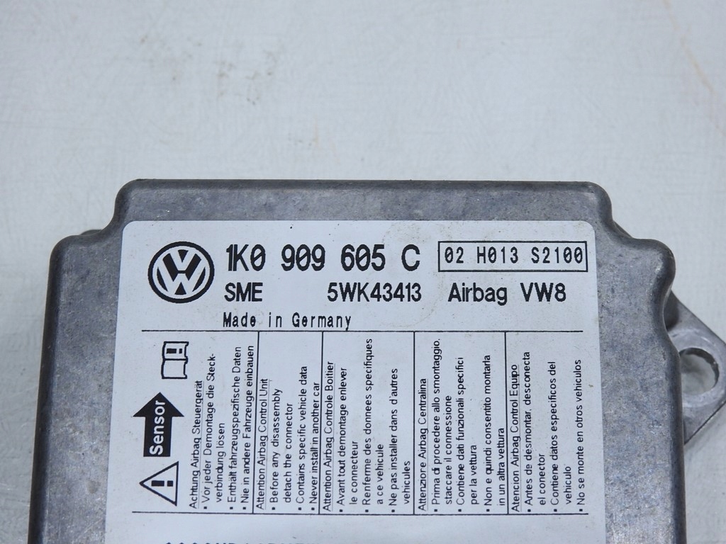 фото №10, Датчик подушка безопасности vw golf v plus 1k0909605c